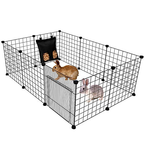 LUTER 29,2x23,2x3,5cm Bolsa de alimentación de heno de Conejillo de Indias Bolsa de heno de Conejo Saco alimentador… - Afbeelding 6