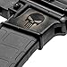 GunSkins Magwell Skin - Premium Vinyl Decal - Easy to Install and Fits AR-15 Lower Receivers - 100% Waterproof Non-Reflective Matte Finish - Made in USA - GS Skull Black primary