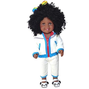 Amazon Com Wenini 45cm 18inch African American Baby Play Dolls