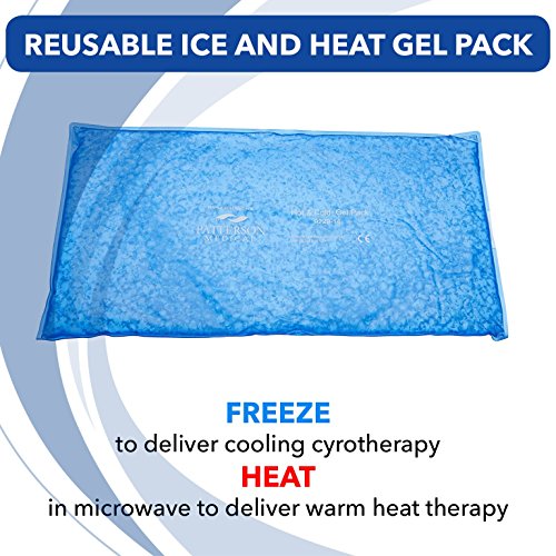Performa Reusable Ice & Heat Gel Pack, Extra Large Flexible Ice & Heat Pack for Knee, Shoulder, Ankle, & Back, Hot or Cold Compression Therapy for Injuries & Surgery Recovery, 11" x 21"