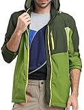 Alafen Men's UV Protection Quick Dry Lightweight Jacket Hooded Windbreaker