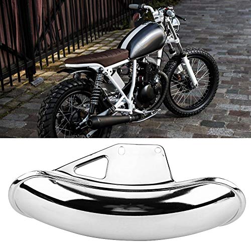 Cuque Front Fender Motorcycle Front Mud Guard Motorbike Mudguard Metal Front Fender Mud Guard for Suzuki GN125 GN250(Chrome)