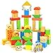 Building Blocks for Toddlers Set, Forest and Animals Wooden Blocks, Suitable as Toddler Toys, Wooden Toys, Learning Toys, Baby Blocks, Toddler 