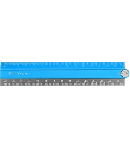 HARFINGTON Flexible Film Ruler 30cm - 0.5mm Scale PET Plastic Measuring Tool