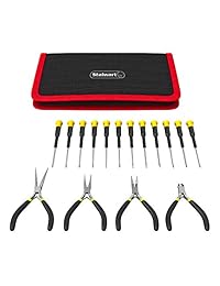 Trademark Tools 75 5216 16-Piece Joyeros Juego de herramientas de precisión con Caso
