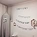 Da Jia 2PCS Wooden House-Shaped Wall Storage Shelf Kid's Room Decoration(Pink)