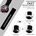 Vetoo Watch Band, Quick Release Silicone Watch Bands, Choose Color and Width 18mm, 20mm, 22mm, Rubber Replacement Band for Traditional & Smart Watch