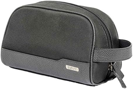 ROUT Explorer Clamshell Toiletry Shave Kit Ballistic Nylon/Leather Trim RBN23074