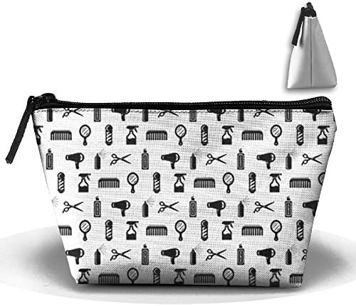 Salon & Barber Hairdresser Toiletry Bag-Portable Travel Organizer Cosmetic Make Up Bag Case For Women Men Shaving Kit With Hanging Hook
