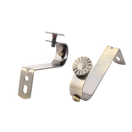 Pole Holders Vosarea 2pcs 28mm Diameter Curtain Rod Bracket