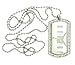Yippo Accessories Air Jordan Dog Tag with CZ Rhinestones Pendant Necklace