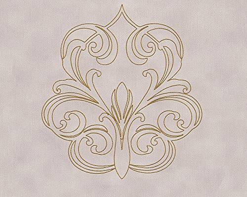 Architects Paper Panneau mural brodé Nobile métallisé poupre 3,20 m x 0,70 m 969832