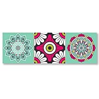 signwin-3 Piece Canvas Wall Art-National Pattern-Canvas Prints Home Artwork Decoration for Living Room,Bedroom - 12