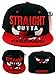 Greatest 23 Chicago New Straight Outta Bulls Colors Black Red Era Snapback Hat Cap