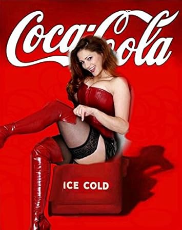 Coca Cola Ice cold Pin Up – foto imán para nevera: Amazon.es: Hogar