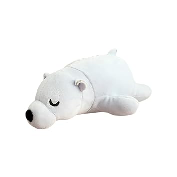 Amazon Com Chezmax Cute Polar Bear Shaped Stuffed Animal Toys