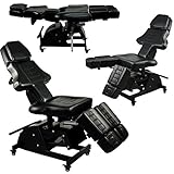 NEW Patented Electric InkBed Client Massage Bed Chair Table with Built in Power Strip w/USB & FREE Removable Armrest ($119 value)