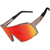 BangLong Cycling Sunglasses for Men Women, UV400 Protection Sports Sun Glasses for Baseball Running Bike Cycling Driving