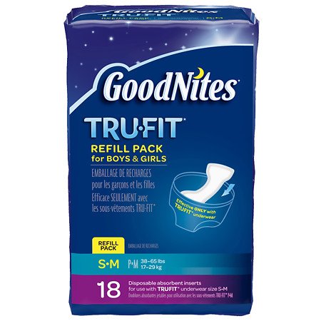 Goodnites Tru-Fit Refill Pack S/M - 3PC