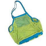 CJESLNA Mesh Beach Tote Bag - Good for the Beach Family Children Play(swim, Toys, Boating. Etc.) - X-large