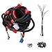 10L0L Golf Cart LED Headlight and Tail Light Kit for 1993-UP Club Car DS Carts with Harness (Must Input 12 Volts)