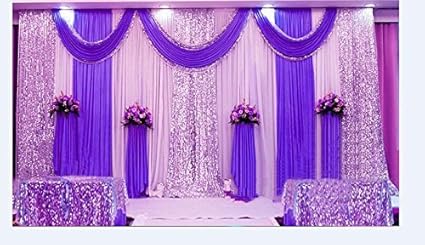 Amazon Com Lb Wedding Stage Decorations Backdrop Party Drapes