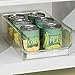 iDesign Linus Plastic Canned Food and Soda Can Organizer with Lid for Refrigerator, Freezer and Pantry, BPA-Free, 5.25