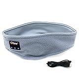 BLUETOOTH Contour Series Sleep Headphones with Cool Mesh Lining & Ultra Thin Earphones - Perfect for Air Travel, Meditation, Insomnia - GRAY