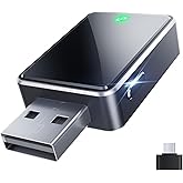 Mini Wireless CarPlay Adapter, One Click Multi Device Switching Seamless Connection, Convert Wired to Wireless carplay, Compatible with iOS 10+, Android 11+, 2018 and Later Models