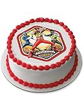 Power Rangers 7.5" Round Edible Cake Topper (Each) - Party Supplies