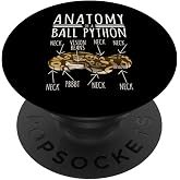 Python Snake Owner - Anatomy Of A Ball Python PopSockets Adhesive PopGrip