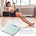GDEALER Body Scale 400lb/180kg Digital Bathroom Scale with 6mm Tempered Glass Surface, Step-On Technology, High Precision, Extra Large Lighted LCD Display