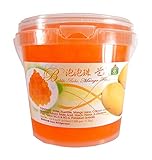 Bolle Popping Boba Pearls Bubble Tea, Ice Cream or Yogurt Topping 42.3 Oz. (Mango)