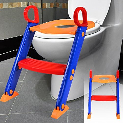 Kids Potty Training Seat with Step Stool Ladder for Child Toddler Toilet Chair