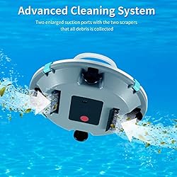 Moolan Cordless Pool Vacuum Cleaner, Robotic Pool