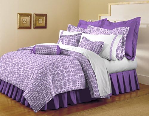 aJOY World Bed Sheet Set - Coin Print 1800 Thread Count Ultra-soft Premium Collection, Wrinkle resistant Bedroom Linen Set, 100% Soft Brushed Microfiber with Deep Pocket Sheet Set Twin, Lavender