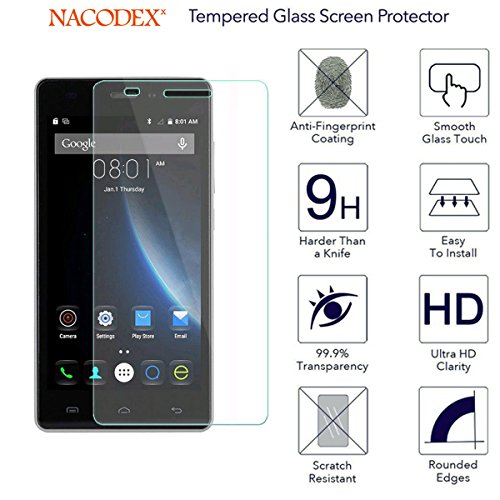 2X for Doogee X5 Premium Ballistic Tempered Glass Screen Protector Hardness,Curved Edge,Anti-Scratch - //coolthings.us