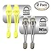 Lock Laces (Elastic No Tie Shoe Laces - Perfect for Kids, Seniors, and Athletic Use (Pack of 2) (Neon Yellow-Gray)