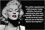 famous blonde bombshell MARILYN MONROE photo poster 