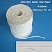Roller and Roman Shade Blind Beaded Chain Cord,White Plastic Roller Blind Chain Repair 4.5x6mm,100meters Per Lot, Roller Curtain Bead Rope,Blind Beaded Cord for Roller Blind Fitting