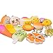 LEEHUR 20Pcs Slow Rising Squishies Keychain Kawaii Squishy Pack Party Favor Random Squeeze Funny Stress Relief Toys for Kids Gift School Prizes Supplies Classroom Rewards