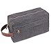 Lucky Rain Canvas Toiletry Bag for Men, Waterproof Dopp Kits Bag, Mens Bathroom Shaving Kit Travel Toiletry Bag