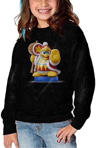 GEE King Dedede Amiibo Boys Crew-Neck Pullover Long Sleeve Sweatshirts Size 4 Toddler