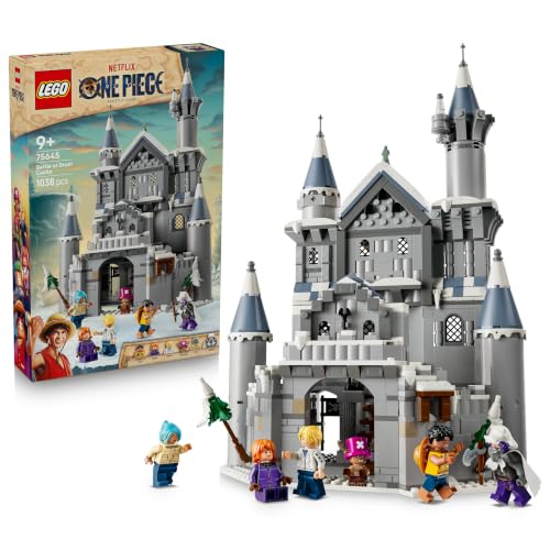 LEGO ONE PIECE Battle at Drum Castle Toy - Model Kit w/ 6 Minifigures incl. Luffy, Nami & Chopper - Kids Room Decor - Gift for 9+ Year Old Boys, Girls & Fans - 75645