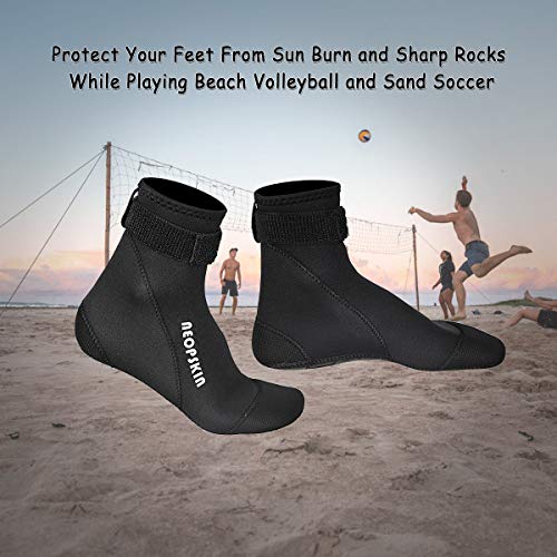 image for NeopSkin Neoprene Socks 3mm Beach Volleyball Sand Soccer Socks Water B