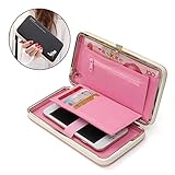 Phone Wallet Case,Charminer Multi-purpose Long Style Leather Clutch Handbag Diamond heels purse Cellphone Case for iPhone 7/7Plus/6s/ 6s Plus /6 /6Plus/5/5C Galaxy s6/S6 edge
