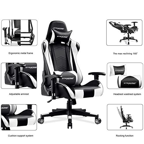 GTRACING Gaming Chair Racing Office Computer Game Chair Ergonomic
