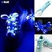 3 Pack LED Light Shoelaces, FineGood Nylon Shoes Laces with Four Flashing Modes for Dancing Cycling Running Hiking Skating Sport - Blue, Orange, Green