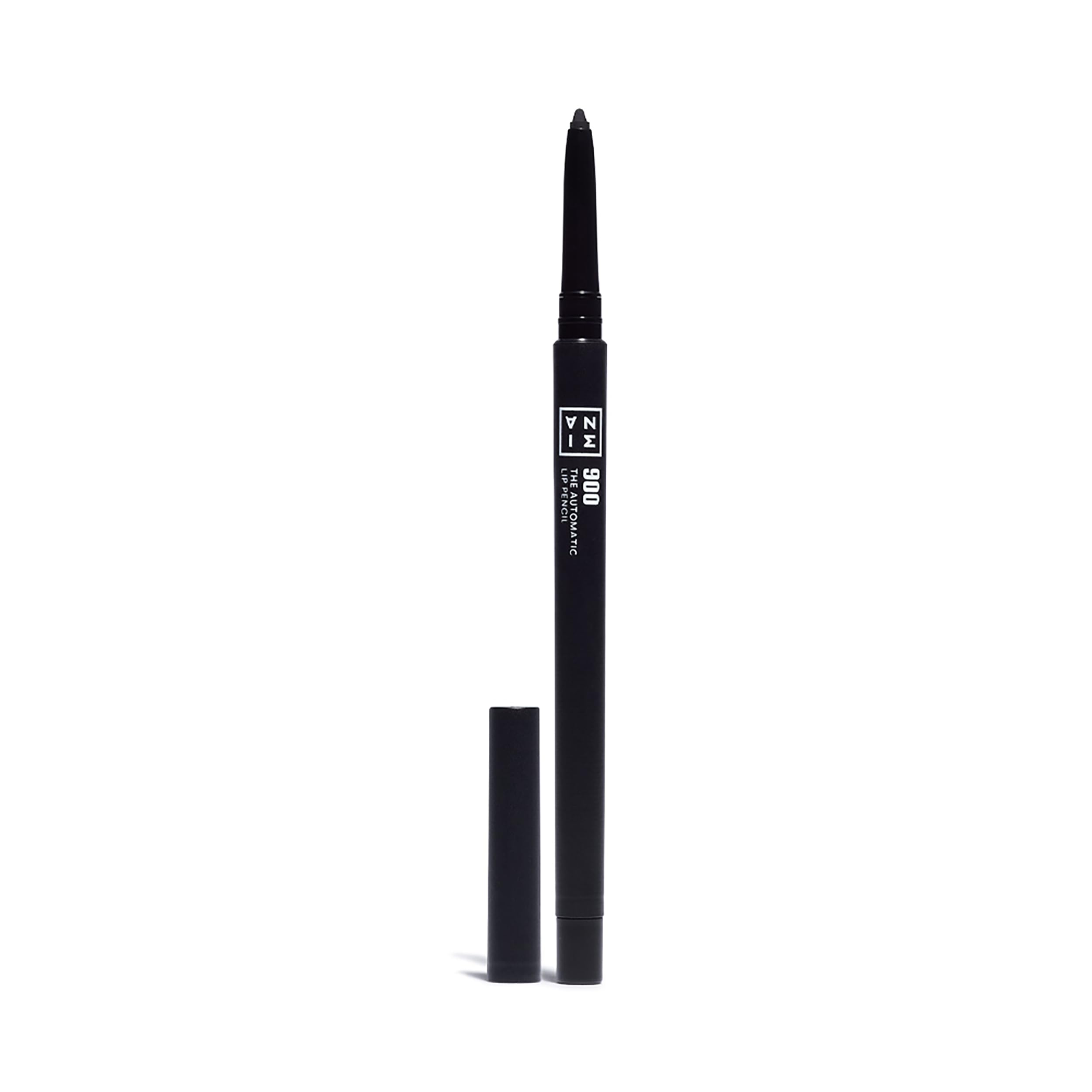 3INA MAKEUP - The Automatic Lip Pencil 900 - Black Lip Liner Built- In Sharpener - Waterproof Lip Liner