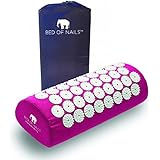 Bed of Nails, Pink Original Acupressure Pillow for Neck/Body Pain Treatment, Relaxation, Mindfulness